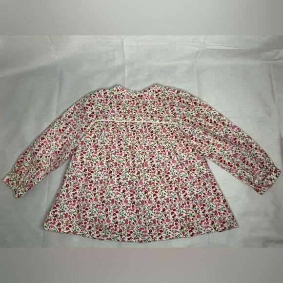 Free Planet Girls 2T Long Sleeve Colorful Floral Button Down Casual Top - Picture 10 of 16